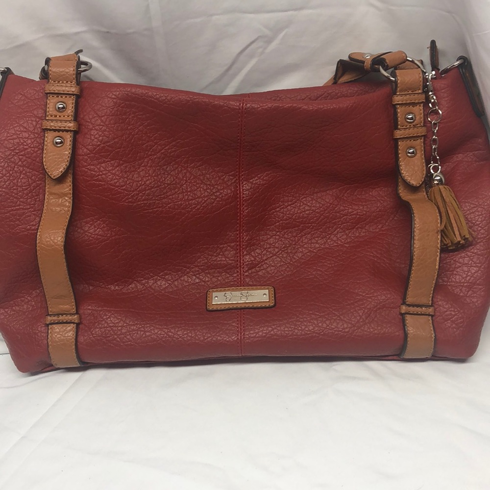 Burnt red Jessica Simpson purse